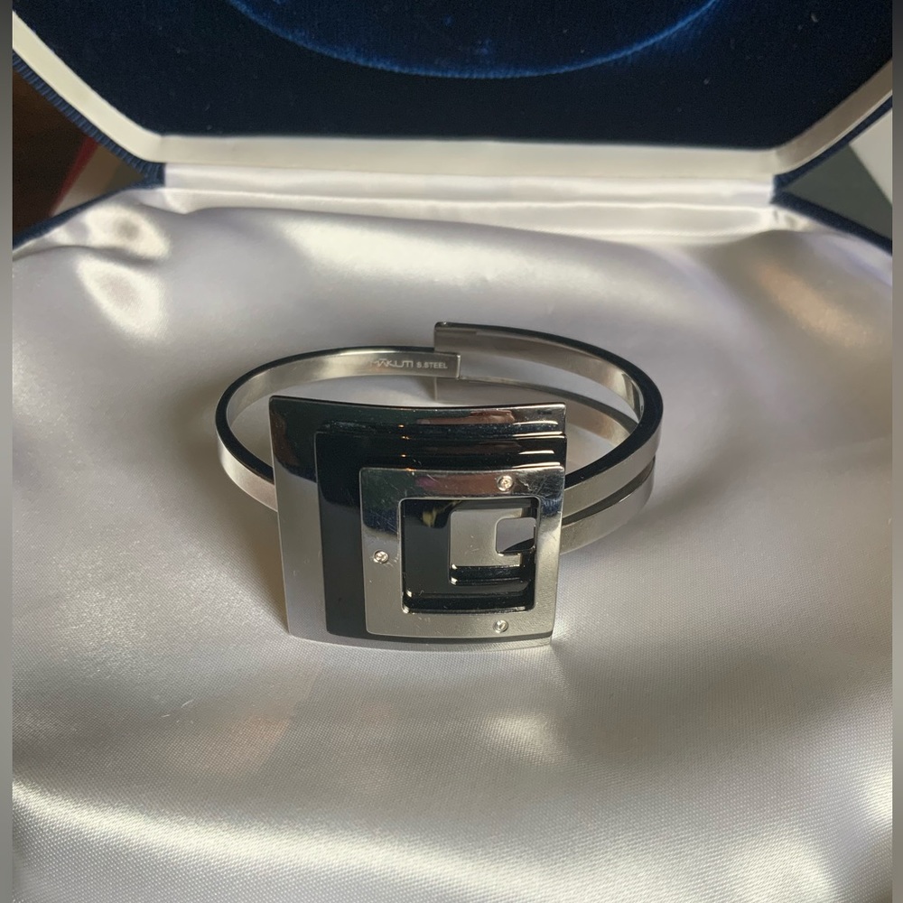 Makuti Kimana 3 Diamond & Stainless Origami Bracelet